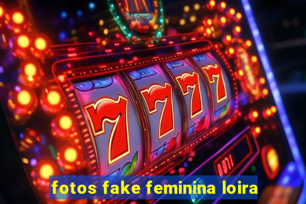 fotos fake feminina loira